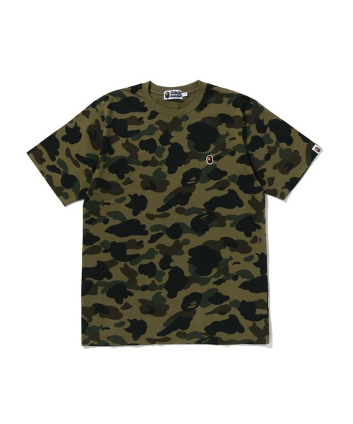 A BATHING APE(アベイシングエイプ)の「1ST CAMO ONE POINT TEE(Tシャツ/カットソー・メンズ・グリーン/イエロー・XX-LARGE/LARGE/XXX-LARGE/X-LARGE/SMALL/MEDIUM)」の2枚目の写真