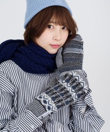 レディースの手袋（ブラック/黒色系・ミトン）ファッション通販 - ZOZOTOWN