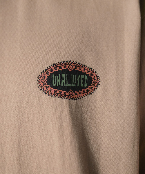 UNALLOYED(アナロイド)の「シンボルロゴTシャツ / ベージュ(Tシャツ/カットソー・メンズ・その他・SMALL/MEDIUM/LARGE)」の6枚目の写真