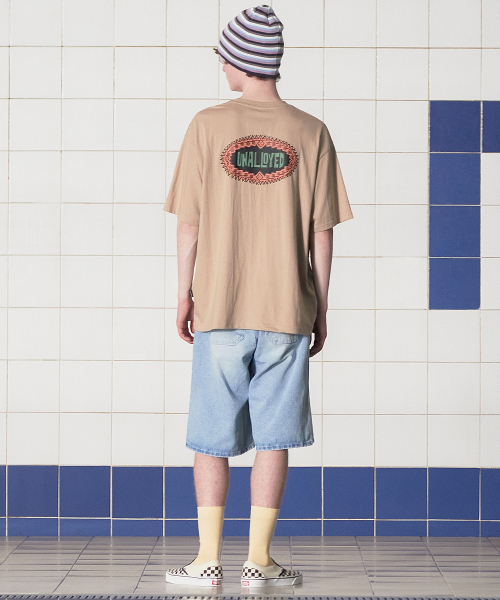 UNALLOYED(アナロイド)の「シンボルロゴTシャツ / ベージュ(Tシャツ/カットソー・メンズ・その他・SMALL/MEDIUM/LARGE)」の9枚目の写真