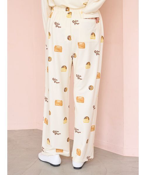 セール】ドーナツ柄ロングパンツ（ルームウェア/パジャマ）｜gelato