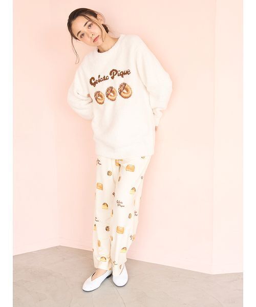 セール】ドーナツ柄ロングパンツ（ルームウェア/パジャマ）｜gelato