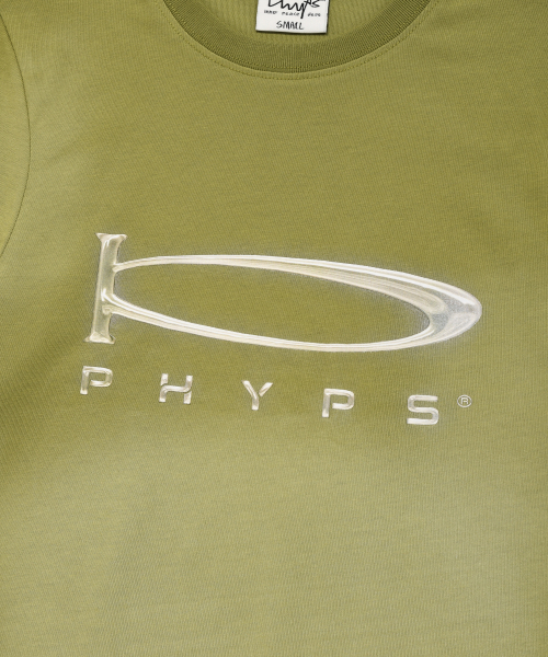 PHYSICAL DEPARTMENT(フィジカル デパートメント)の「ウィメンズ3D-ACTIVEメタルスリムフィットショートスリーブオリーブカーキ(Tシャツ/カットソー・レディース・その他・MEDIUM/SMALL)」の4枚目の写真