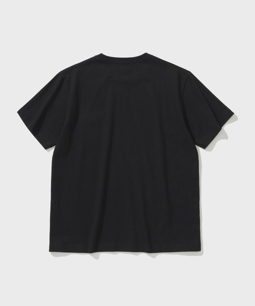 SHIRTER(シャーター)の「FINE COTTON STANDARD FIT T-SHIRT (BLACK)(Tシャツ/カットソー・メンズ・その他・SMALL/MEDIUM/LARGE)」の2枚目の写真