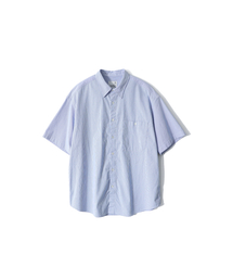 HORLISUN（ホーリーサン）の「Perth Dobby Stripe Short Sleeve Shirt Blue（シャツ/ブラウス）」
