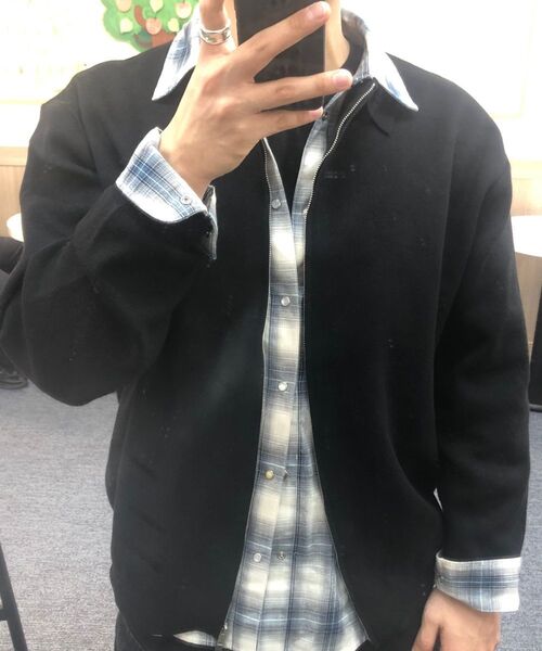 COSTUME O’CLOCK(コスチュームオクロック)の「チェックウエスタンセミオーバーフィットロングスリーブシャツ2COLORCOOSSH198(シャツ/ブラウス・メンズ・ネイビー/ピンク・MEDIUM/LARGE/SMALL)」の8枚目の写真