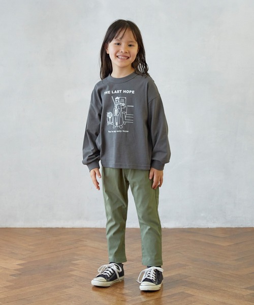 A BAG OF CHIPS（アバッグオブチップス）の「FOV/フォブ LAST HOPE L/S Tシャツ（Tシャツ/カットソー・キッズ・チャコールグレー/ホワイト/ベージュ系その他・S/M/L/XL）」の5枚目の写真