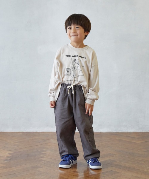 A BAG OF CHIPS（アバッグオブチップス）の「FOV/フォブ LAST HOPE L/S Tシャツ（Tシャツ/カットソー・キッズ・チャコールグレー/ホワイト/ベージュ系その他・S/M/L/XL）」の6枚目の写真