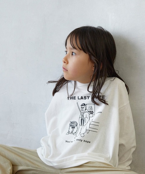 A BAG OF CHIPS（アバッグオブチップス）の「FOV/フォブ LAST HOPE L/S Tシャツ（Tシャツ/カットソー・キッズ・チャコールグレー/ホワイト/ベージュ系その他・S/M/L/XL）」の7枚目の写真