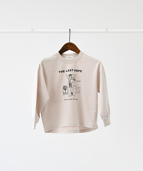 A BAG OF CHIPS（アバッグオブチップス）の「FOV/フォブ LAST HOPE L/S Tシャツ（Tシャツ/カットソー・キッズ・チャコールグレー/ホワイト/ベージュ系その他・S/M/L/XL）」の9枚目の写真