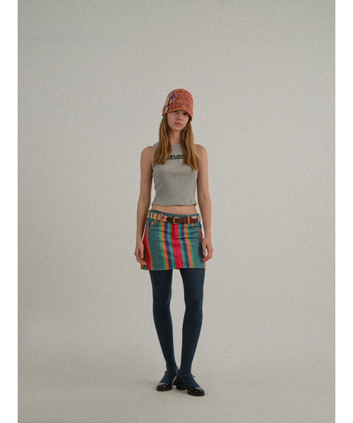 SUNDAY FRUIT MARKET(サンデーフルーツマーケット)の「W) Sunday SLEEVELESS GRAY(Tシャツ/カットソー・レディース・その他・SMALL)」の6枚目の写真