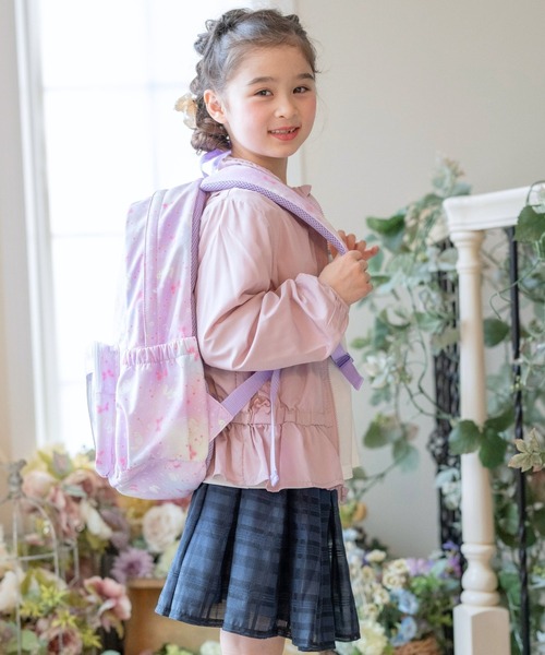 Catherine Cottage（キャサリンコテージ）の「クリアポケット付きネコ柄リュックサック　キーホルダーセット（バックパック/リュック・キッズ・パープル・FREE）」の11枚目の写真