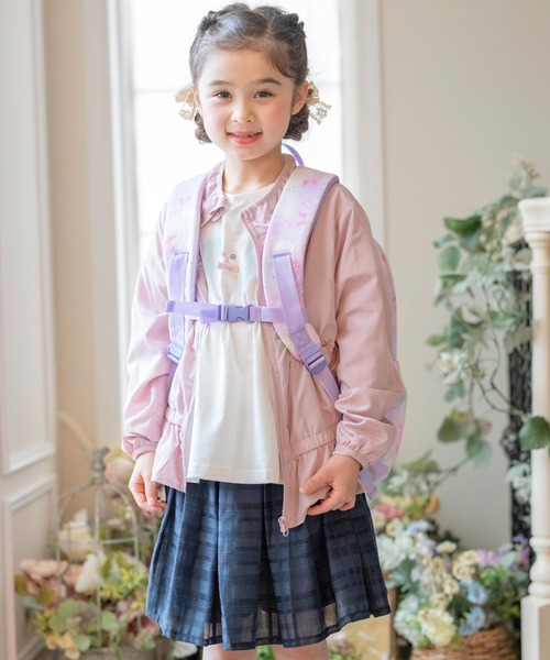 Catherine Cottage（キャサリンコテージ）の「クリアポケット付きネコ柄リュックサック　キーホルダーセット（バックパック/リュック・キッズ・パープル・FREE）」の12枚目の写真