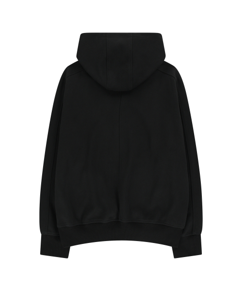 UNGIMMICK(アンジミック)の「HALF ZIP-UP HOODIE (BLACK)(パーカー・メンズ・その他・MEDIUM/LARGE)」の2枚目の写真