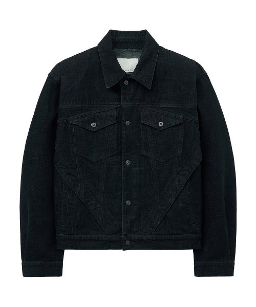 STRUCTURED DENIM JACKET (INDIGO)