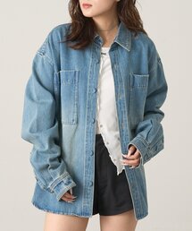 mline（エムライン）の「[mline]BIGポケット デニムシャツ（シャツ/ブラウス）」