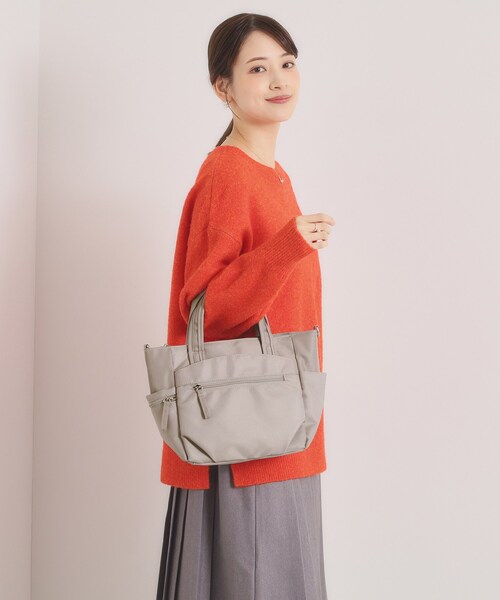 ITS'DEMO(イッツデモ)の「<人間工学>撥水2WAYトート(トートバッグ・レディース・ナチュラル/ブラック/ベージュ/ピンク系・00)」の8枚目の写真