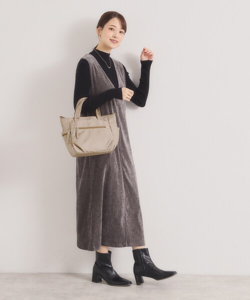 ITS'DEMO(イッツデモ)の「<人間工学>撥水2WAYトート(トートバッグ・レディース・ナチュラル/ブラック/ベージュ/ピンク系・00)」の11枚目の写真