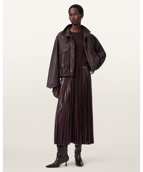 ALLSAINTS(オールセインツ)の「SPARK 2-IN-1 DRESS | SPARK 2-IN-1 ドレス・ワンピース(ワンピース・レディース・レッド系その他・S/XS/L/M)」の3枚目の写真