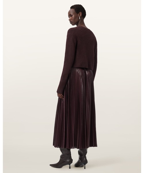ALLSAINTS(オールセインツ)の「SPARK 2-IN-1 DRESS | SPARK 2-IN-1 ドレス・ワンピース(ワンピース・レディース・レッド系その他・S/XS/L/M)」の7枚目の写真