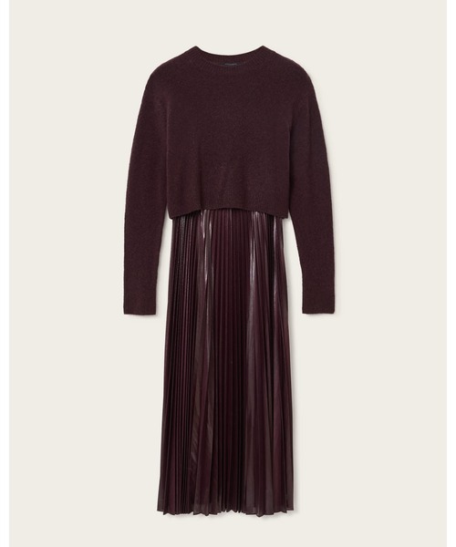 ALLSAINTS(オールセインツ)の「SPARK 2-IN-1 DRESS | SPARK 2-IN-1 ドレス・ワンピース(ワンピース・レディース・レッド系その他・S/XS/L/M)」の9枚目の写真