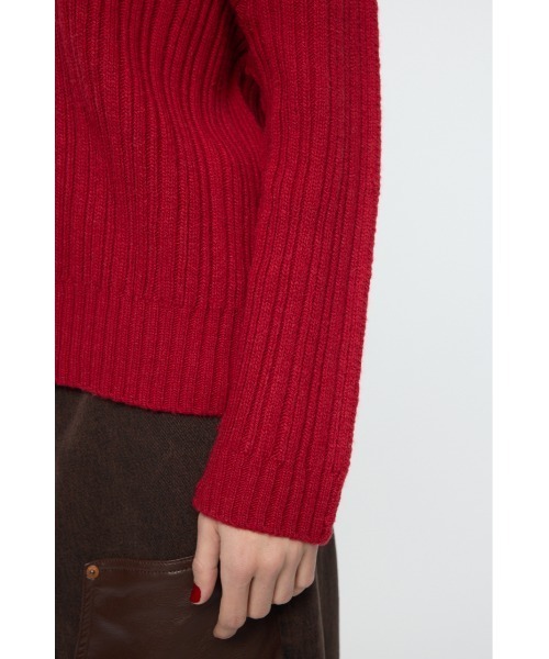 セール】OVER RIB オフショルダー（ニット/セーター）｜MOUSSY
