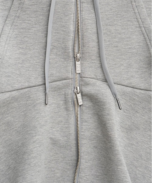 PRANK PROJECT(プランクプロジェクト)の「【2026Spring Pre-Order】ペプラムフーディパーカー / Peplum Hoodie(パーカー・レディース・チャコールグレー/ライトグレー・FREE)」の20枚目の写真