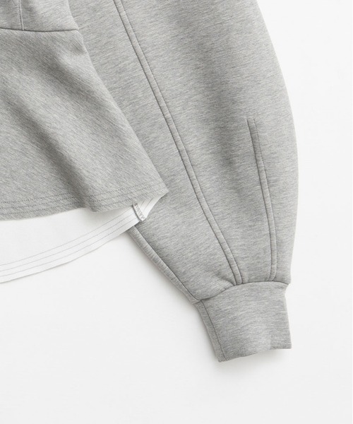 PRANK PROJECT(プランクプロジェクト)の「【2026Spring Pre-Order】ペプラムフーディパーカー / Peplum Hoodie(パーカー・レディース・チャコールグレー/ライトグレー・FREE)」の22枚目の写真