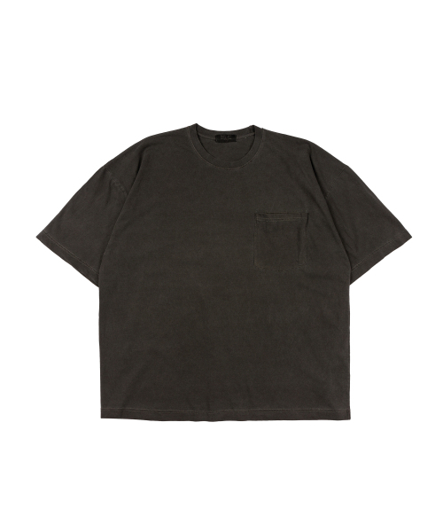 BALANT(バラント)の「ピグメントミニスローガンポケットTシャツ - ダークグレー(Tシャツ/カットソー・メンズ・その他・MEDIUM/LARGE)」の1枚目の写真