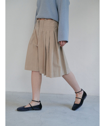 PEEP（ピープ）の「Corduroy Pleated Skirt Pants (3 colors)_Beige（その他パンツ）」