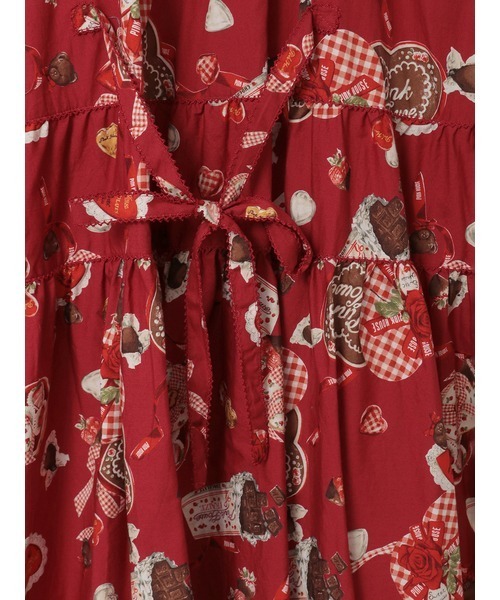 スウィートメモリーズプリントミディワンピース（ワンピース）｜PINK