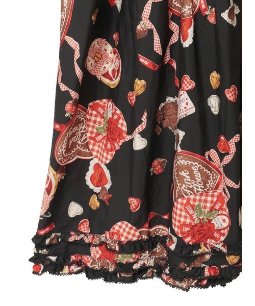 スウィートメモリーズプリントミディワンピース（ワンピース）｜PINK