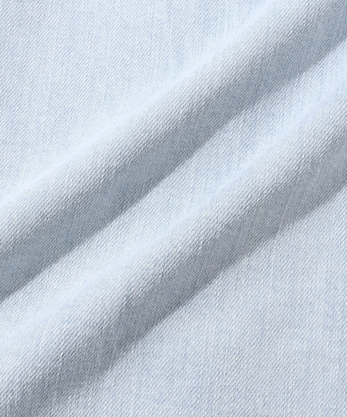 Healthy denim（ヘルシーデニム）の「Healthy Denim/ヘルシーデニム Almond / ビッグシルエット デニムシャツ（シャツ/ブラウス・レディース・ブルー/サックスブルー・ONE SIZE）」の13枚目の写真