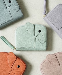 LIZDAYS（リズデイズ）の「"02"≪LIZDAYS≫フェイクレザ― HAPPY ZO-SAN ラウンドファスナー ミニ財布（財布）」