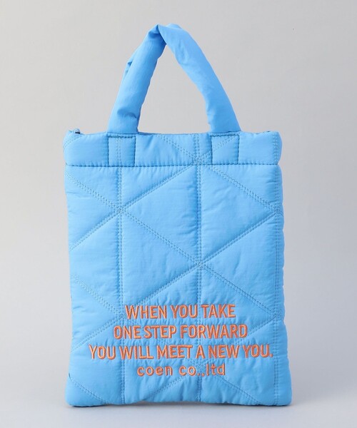 coen（コーエン）の「ロゴ刺繍 幾何柄 キルト2wayショルダーバッグ（ショルダーバッグ・レディース・ホワイト/ピンク/ライム/ブラック/ライトブルー/その他6/シルバー・FREE）」の13枚目の写真