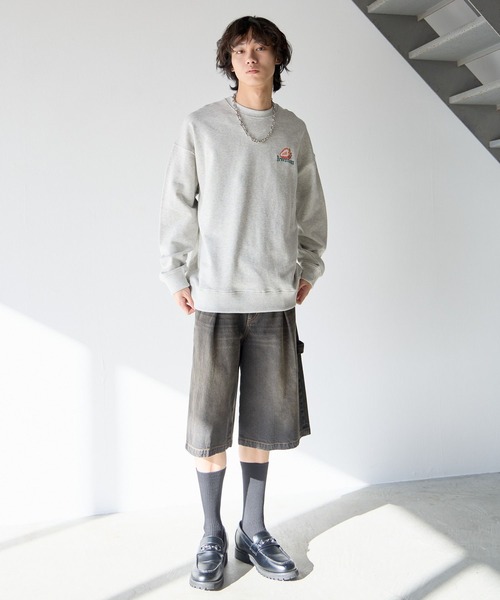 PBLIM（ページボーイリム）の「《UNISEX》ビンテージベリースウェット（スウェット・レディース・杢グレー/チャコールグレー/ブラウン・MEDIUM/LARGE）」の8枚目の写真