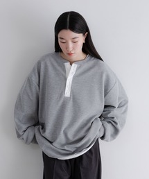 LOWRYS FARM | 【LFM(U)】ワッフルヘンリーネックＴＬＳ　 640200(Tシャツ/カットソー)