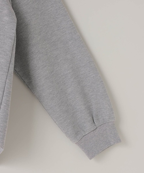 LOWRYS FARM（ローリーズファーム）の「【LFM(U)】ワッフルヘンリーネックＴＬＳ　 640200（Tシャツ/カットソー・メンズ・ネイビー/グレー/ホワイト・LARGE/MEDIUM）」の6枚目の写真