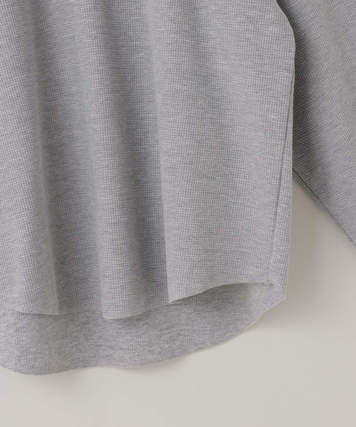 LOWRYS FARM（ローリーズファーム）の「【LFM(U)】ワッフルヘンリーネックＴＬＳ　 640200（Tシャツ/カットソー・メンズ・ネイビー/グレー/ホワイト・LARGE/MEDIUM）」の10枚目の写真