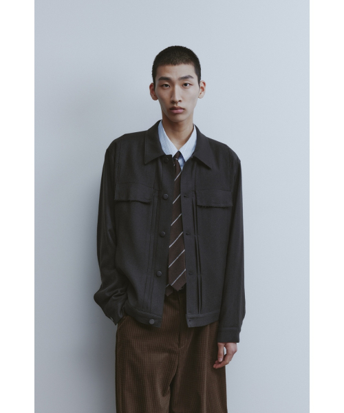 YOUTH（ユース）の「Trucker Jacket - Charcoal Grey（デニムジャケット・レディース・その他・LARGE/SMALL/MEDIUM）」の4枚目の写真