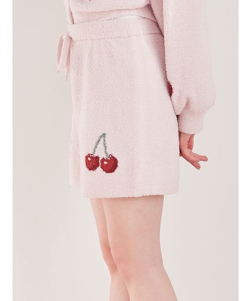 ONLINE限定カラーあり】ベビモコチェリージャガードショートパンツ