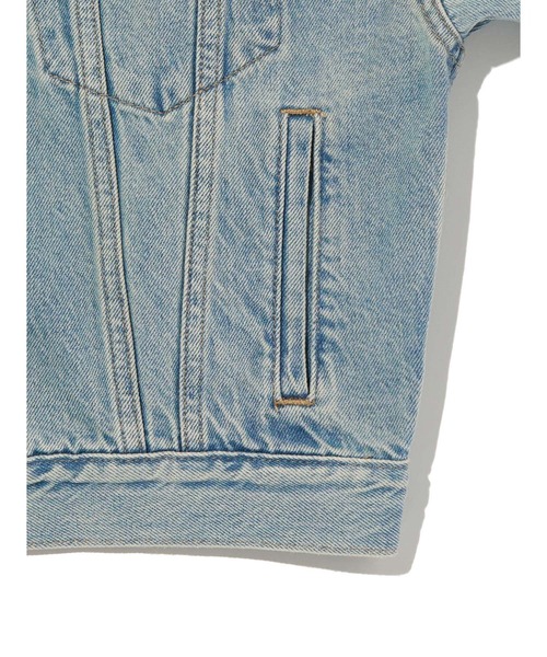 Levi's(リーバイス)の「Levi's/リーバイス SHRUNKEN 90S トラッカージャケット(デニムジャケット・レディース・インディゴブルー・M/S/XS)」の6枚目の写真