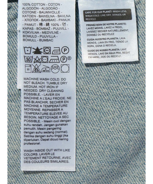 Levi's(リーバイス)の「Levi's/リーバイス SHRUNKEN 90S トラッカージャケット(デニムジャケット・レディース・インディゴブルー・M/S/XS)」の8枚目の写真