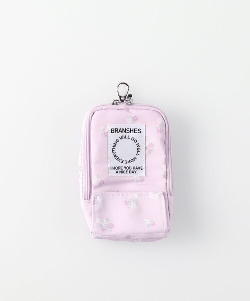 BRANSHES(ブランシェス)の「キーポーチ(バックパック/リュック・キッズ・ラベンダー/ベージュ/ブラック・FREE)」の1枚目の写真