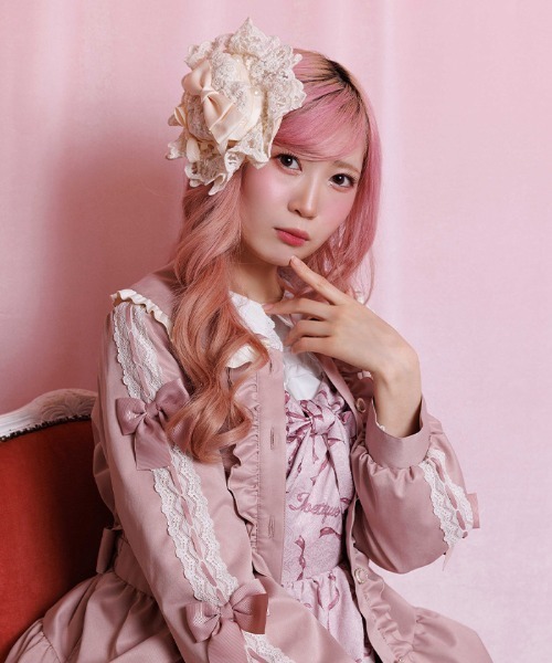 レース×リボンヘッドドレス（カチューシャ）｜axes femme POETIQUE