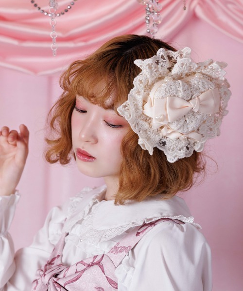 レース×リボンヘッドドレス（カチューシャ）｜axes femme POETIQUE