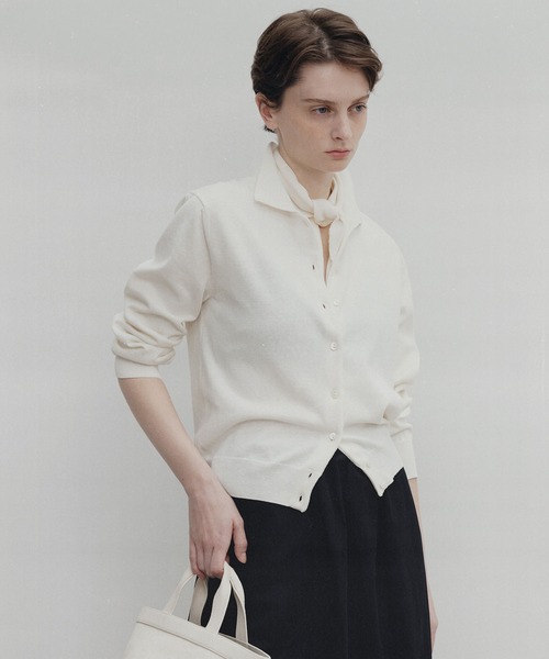 NOTHING WRITTEN（ナッシングリトゥン）の「NOTHING WRITTEN / ナッシングリトゥン 1967 half tote bag カウレザー ハンドバッグ 2026年春夏（ハンドバッグ・レディース・ブラック/ナチュラル・FREE）」の19枚目の写真