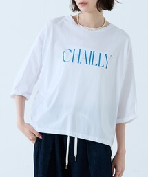 【MICA&DEAL /マイカアンドディール】"CHAILLY"print pullover / プリントプルオーバー / ロゴT