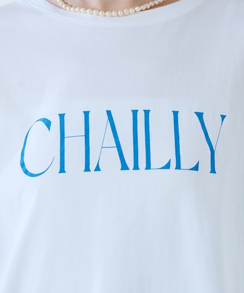 MICA&DEAL（マイカ＆ディール）の「【MICA&DEAL /マイカアンドディール】"CHAILLY"print pullover / プリントプルオーバー / ロゴT（Tシャツ/カットソー・レディース・ピンク/チャコールグレー/ベージュ/ホワイト・フリー）」の9枚目の写真