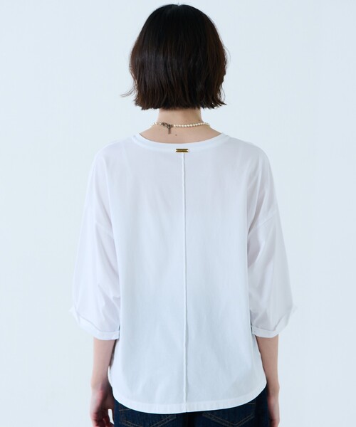 MICA&DEAL（マイカ＆ディール）の「【MICA&DEAL /マイカアンドディール】"CHAILLY"print pullover / プリントプルオーバー / ロゴT（Tシャツ/カットソー・レディース・ピンク/チャコールグレー/ベージュ/ホワイト・フリー）」の20枚目の写真